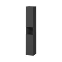 Cersanit Larga S164039 szafka 20x22.2x120.5 cm boczna stojąca antracyt