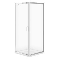 Cersanit Arteco S157009 kabina prysznicowa kwadratowa 80x80 cm chrom