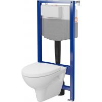 Cersanit Parva S701819 zestaw wc stelaż + miska + deska