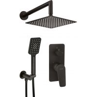 Deante Jasmin NACN9JP zestaw prysznicowy podtynkowy czarny