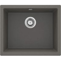 Deante Corda Flush ZQAT10F zlewozmywak granitowy 55x46 cm antracyt