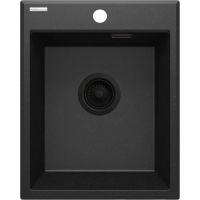 Deante Eridan ZQEG104 zlewozmywak granitowy 50x40 cm szary/grafitowy/onyx