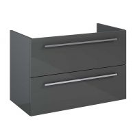 Elita Kwadro Plus 166774 szafka 79.6x39.6x53 cm podumywalkowa wisząca antracyt