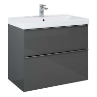 Elita Look 167082 szafka 80x44.9x63.5 cm podumywalkowa wisząca antracyt