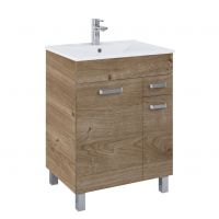 Elita Sunn RE169212007050 umywalka z szafką 60 cm dąb