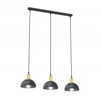 Emibig Moto 13863 lampa wisząca 3x15 W czarna-złota