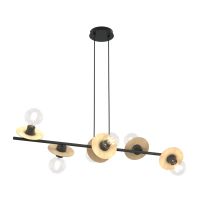 Emibig Token 14296 lampa wisząca 6x15 W czarna