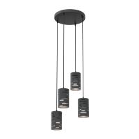Emibig Tank 14314PREM inteligentna lampa wisząca 4x15 W czarna