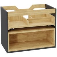 Excellent Tuto 2.0 MLEX2171600GRBL korpus szafki 60x46.5x50 cm podumywalkowa wisząca szara-dąb