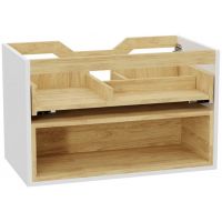 Excellent Tuto 2.0 MLEX2171800WHBL korpus szafki 80x46.5x50 cm podumywalkowa wisząca biała-dąb