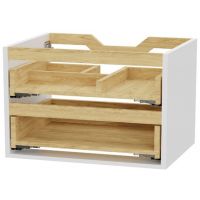 Excellent Tuto 2.0 MLEX2172800WHBL korpus szafki 80x46.5x50 cm podumywalkowa wisząca biała-dąb