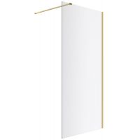 Excellent Vidoq KAEX15061200LPGL ścianka prysznicowa walk-in 120 cm złoty połysk/szkło przezroczyste