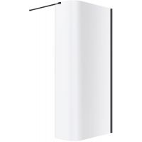 Excellent Vidoq KAEX1507930LPBL ścianka prysznicowa walk-in 93 cm czarny mat/szkło przezroczyste