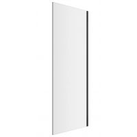 Excellent Rols KAEX2606900LPBL ścianka prysznicowa z drzwiami 90 cm czarny mat/szkło przezroczyste