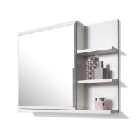 Domtech Basic Q2RJECRJDV szafka 60x14x50 cm z lustrem biała