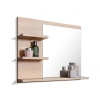 Domtech Basic QYGW945P9F lustro 60x50 cm prostokątne drewno