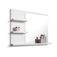 Domtech Basic YBPNNRI5ZI lustro 60x50 cm prostokątne biały