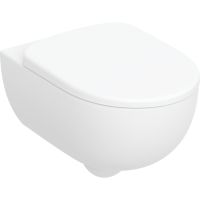 Geberit Selnova Premium 502793001 miska wc z deską wolnoopadającą wisząca bez kołnierza biały połysk