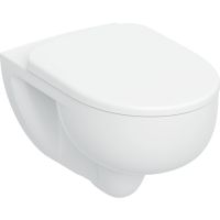 Geberit Selnova 503083001 miska wc z deską wolnoopadającą wisząca bez kołnierza ze spłukiwaniem wirowym biały połysk