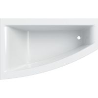 Geberit Selnova Square 554292011 wanna narożna 160x100 cm prawa biała