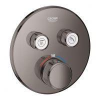 Grohe Grohtherm SmartControl 29119A00 bateria wannowo-prysznicowa podtynkowa termostatyczna hard graphite