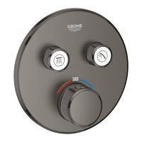 Grohe Grohtherm SmartControl 29119AL0 bateria wannowo-prysznicowa podtynkowa termostatyczna brushed hard graphite