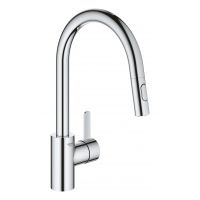 Grohe Eurosmart Cosmopolitan 31481001 bateria kuchenna stojąca starlight chrome