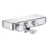 Grohe Grohtherm SmartControl 34718000 bateria wannowo-prysznicowa ścienna termostatyczna starlight chrome