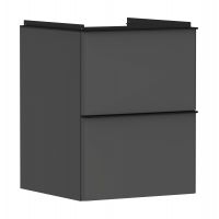 Hansgrohe Xelu Q 54020670 szafka 48x49.5x60.5 cm podumywalkowa wisząca czarna