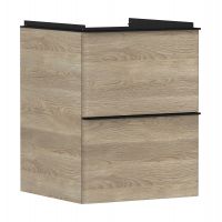 Hansgrohe Xelu Q 54021670 szafka 48x49.5x60.5 cm podumywalkowa wisząca czarna