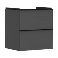 Hansgrohe Xelu Q 54024670 szafka 58x49.5x60.5 cm podumywalkowa wisząca czarna