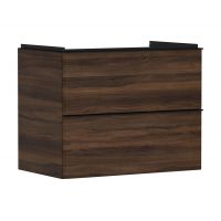 Hansgrohe Xelu Q 54030670 szafka 78x49.5x60.5 cm podumywalkowa wisząca czarna