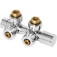 Invena PROV CZ96015 zestaw przyłączeniowy chrom