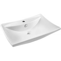 Invena Izyda CE12001 umywalka 59.5x44 cm prostokątna biały