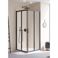 Kermi Cada XS CKE2L080203PK kabina prysznicowa część lewa 80x80 cm kwadratowa