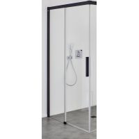 Kermi Nica NI C2 NIC2L080203PK kabina prysznicowa część lewa 80x80 cm kwadratowa