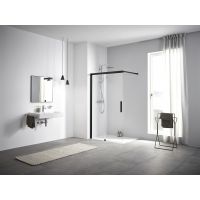 Kermi Nica NI J2 NIJ2L100203PK ścianka prysznicowa walk-in 100 cm