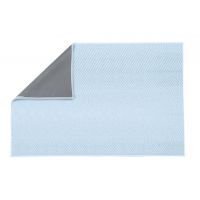 Kleine Wolke ZigZag 9178738433 dywanik łazienkowy 60x50 cm prostokątny niebieski