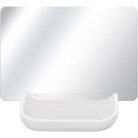 Kleine Wolke Tray Mirror 8476100886 lusterko kosmetyczne 12x17.3 cm prostokątne biały