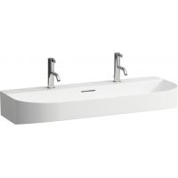 Laufen Sonar H8103474001071 umywalka 100x42 cm półokrągła ścienna biała