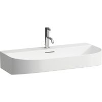 Laufen Sonar H8163447571041 umywalka 80x42 cm półokrągła ścienna-meblowa biała