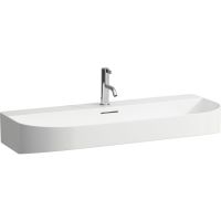 Laufen Sonar H8163474001041 umywalka 100x42 cm półokrągła ścienna biała