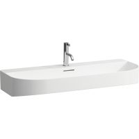Laufen Sonar H8163477571041 umywalka 100x42 cm półokrągła ścienna-meblowa biała