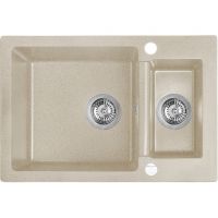 Laveo Celia SBC430T zlewozmywak granitowy 65x44 cm