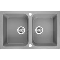 Laveo Celia SBC520T zlewozmywak granitowy 76x48 cm