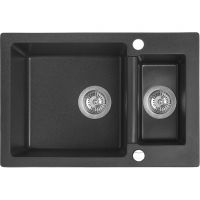 Laveo Celia SBC730T zlewozmywak granitowy 65x44 cm