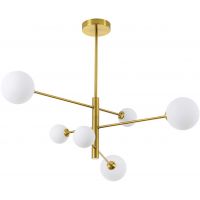 Light Prestige Dorado LP0026P lampa podsufitowa 6x40 W biała-złota