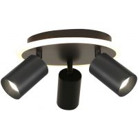 Light Prestige Parma LP06123CRoundBK lampa podsufitowa 3x8 W czarna