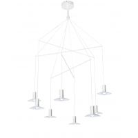 Light Prestige Hat LP16618PWH lampa wisząca powyżej 6x3 W biała