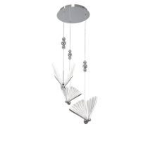 Light Prestige Mariposa LP17153PCH lampa wisząca 3x24 W chrom